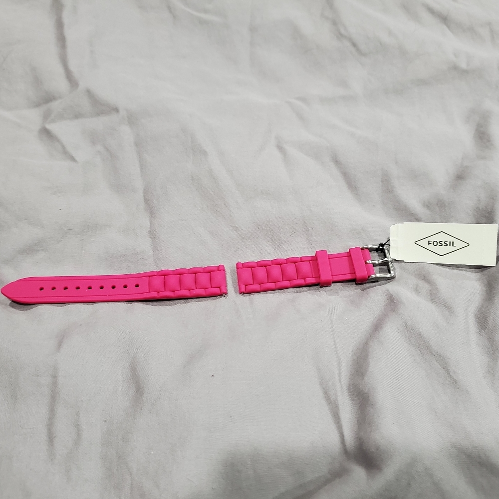 Fossil 18mm Silicone Watch Strap